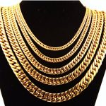 goud heren ketting