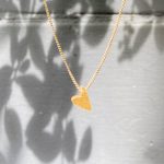 gouden hartjes ketting