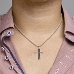 heren ketting met kruis