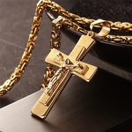 heren ketting met kruis
