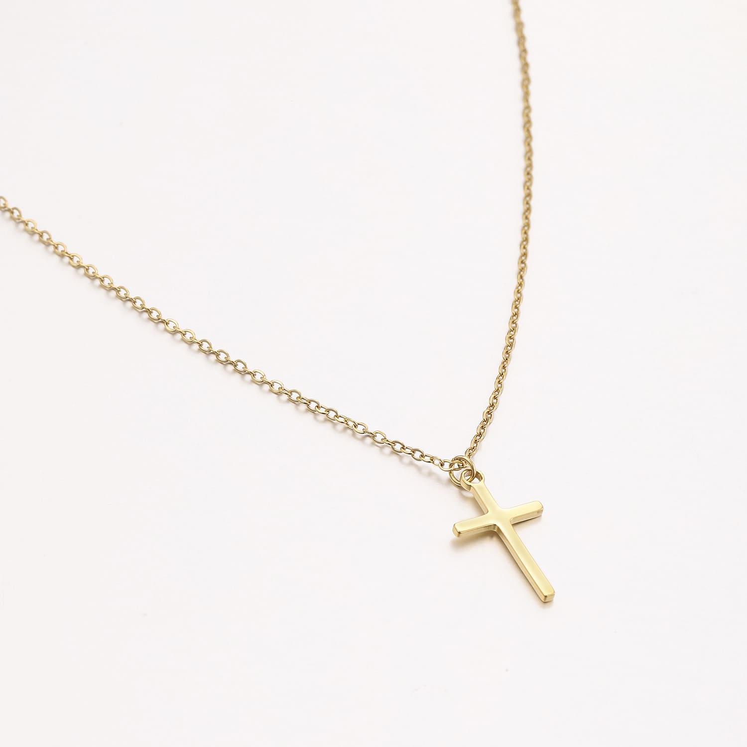 ketting-kruisje-goud-658wbt-1.jpg ketting kruisje goud - Afbeelding 1