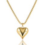 ketting met gouden hartje