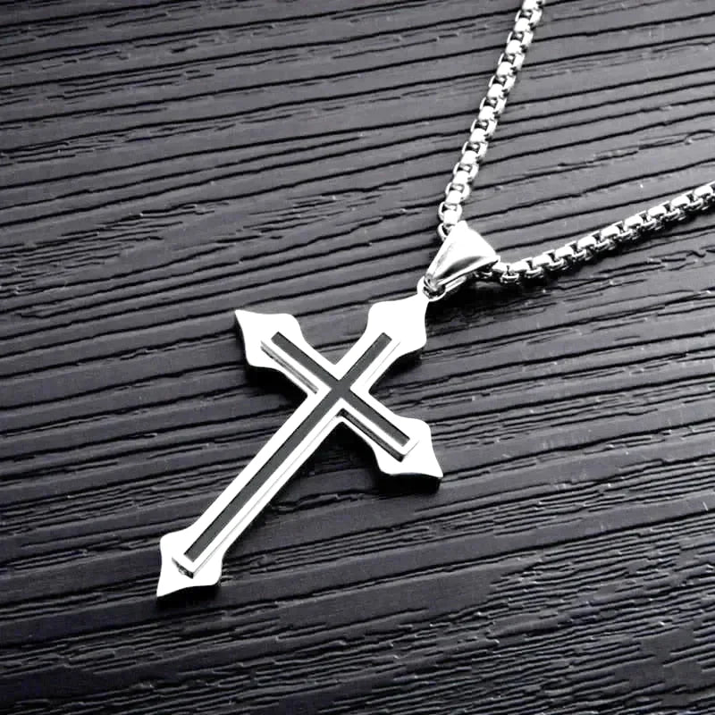 ketting-met-kruis-heren-798yji-1.jpg ketting met kruis heren - Afbeelding 1