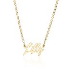 ketting naam goud